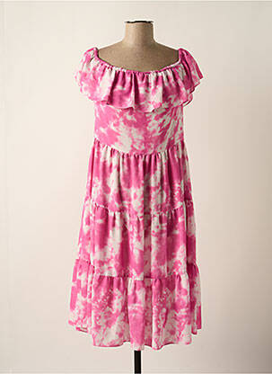 Rochie midi roz GEORGES RECH femeie