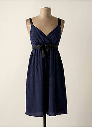 Rochie midi albastru NAF NAF femeie