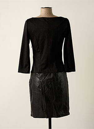 Rochie scurtă mâneci lungi mâneci lungi negru NAF NAF femeie