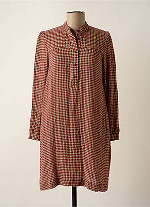 Rochie midi maro CYRILLUS femeie