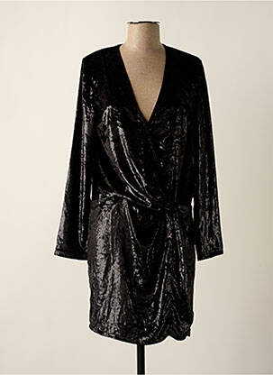 Rochie midi mâneci lungi mâneci lungi negru SEE U SOON femeie