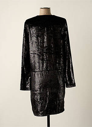 Rochie midi mâneci lungi mâneci lungi negru SEE U SOON femeie