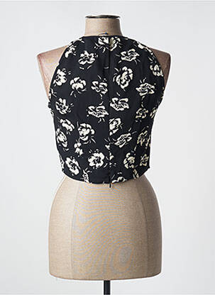 Top croială cambrată fără mâneci negru RALPH LAUREN femeie