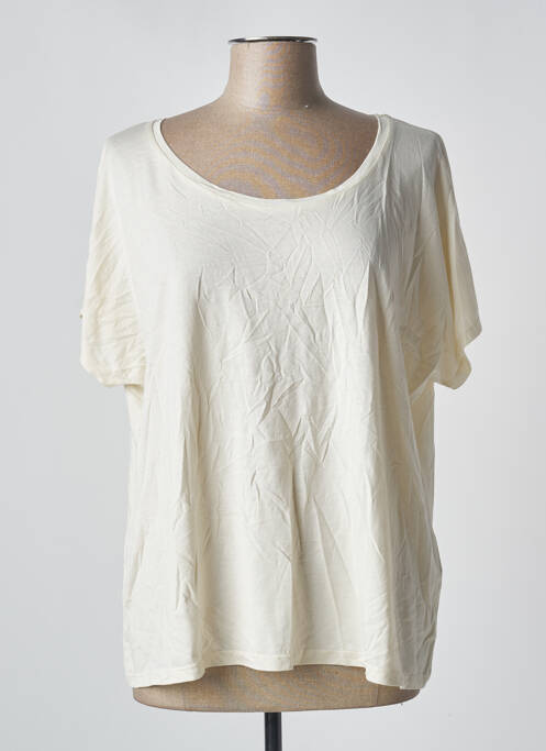 Tricou bej ABSOLUT CASHMERE femeie