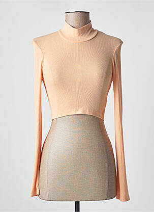 Tricou mâneci lungi mâneci lungi portocalie SWEET PANTS femeie