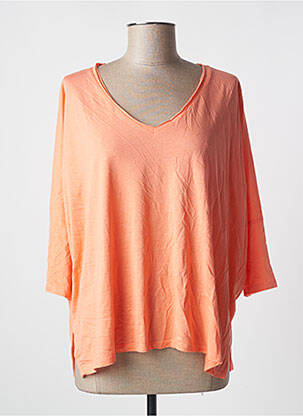 Tricou mâneci 3/4 mâneci 3/4 portocalie NOTSHY femeie