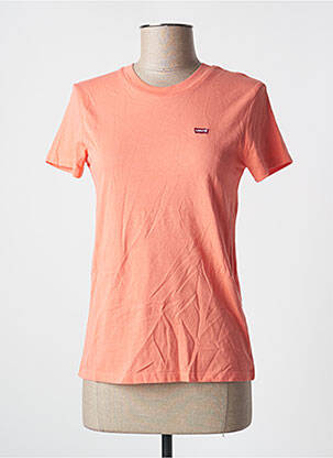 Tricou elasticitate mâneci scurte portocalie LEVI'S femeie