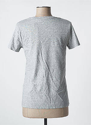Tricou serigrafie flockată mâneci scurte gri LEVI'S femeie