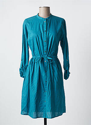Rochie midi mâneci lungi mâneci lungi albastru COMPTOIR DES COTONNIERS femeie