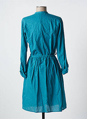 Rochie midi mâneci lungi mâneci lungi albastru COMPTOIR DES COTONNIERS femeie