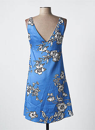 Rochie scurtă fără mâneci fără mâneci albastru 1 2 3 femeie