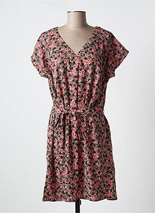 Rochie scurtă mâneci scurte mâneci scurte roz LH femeie