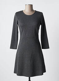 Rochie scurtă mâneci lungi mâneci lungi gri JENNYFER femeie