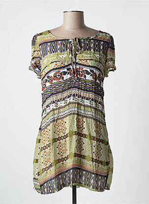 Tunică mâneci scurte verde SOGGO femeie