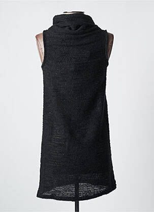 Rochie scurtă fără mâneci fără mâneci negru JENNYFER femeie