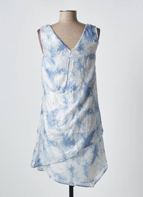 Rochie scurtă albastru 1 2 3 femeie