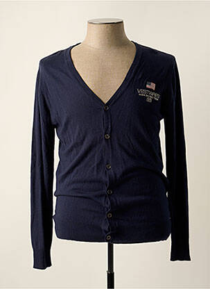 Vestă cu mâneci lungi albastru VESTIAIRES PRINCIPAUTE CANNOISE bărbat