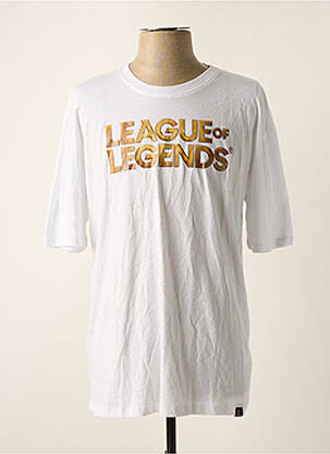 Tricou elasticitate mâneci scurte alb DEFACTO bărbat
