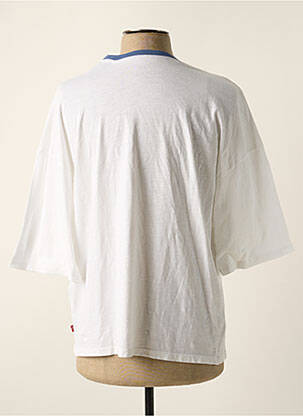 Tricou elasticitate mâneci 3/4 alb LEVI'S bărbat