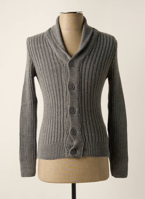 Vestă cu mâneci lungi gri CELIO bărbat