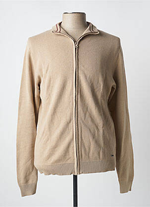 Vestă cu mâneci lungi bej BILLTORNADE bărbat