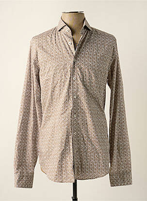 Cămașă cu mâneci lungi maro BLUE INDUSTRY bărbat