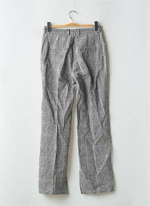 Pantalon drept talie cu cleme talie înaltă gri THE KOOPLES femeie