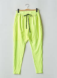 Trening fluorescent talie înaltă galben SWEET PANTS femme