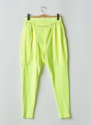 Trening fluorescent talie înaltă galben SWEET PANTS femeie