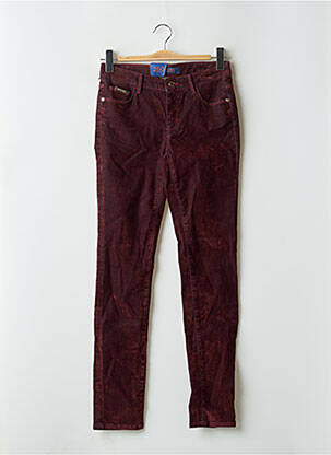 Pantalon slim talie înaltă talie înaltă roșu TRUSSARDI JEANS femeie