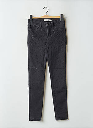 Blugi cu croială slim negru NAF NAF femeie