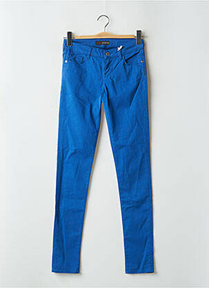 Pantalon slim albastru GUESS femeie