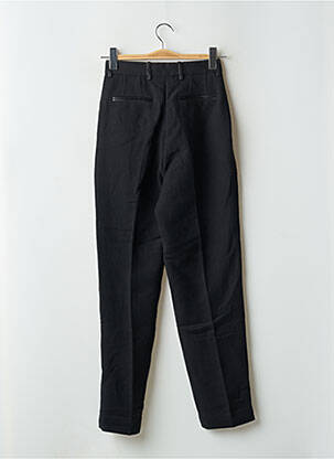Pantalon drept țesătură crep talie înaltă negru THE KOOPLES femeie