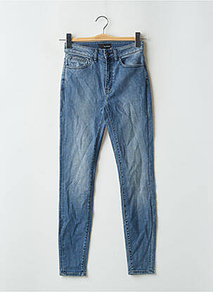 Blugi skinny efect uzat decolorat talie înaltă albastru THE KOOPLES femeie