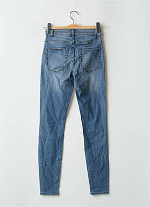 Blugi skinny efect uzat decolorat talie înaltă albastru THE KOOPLES femeie