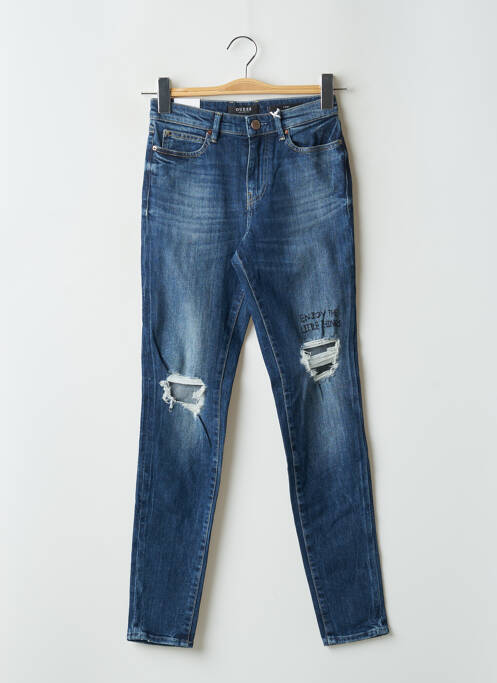 Blugi cu croială slim albastru GUESS femeie