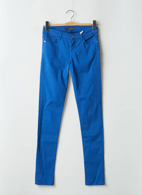 Pantalon slim albastru GUESS femeie