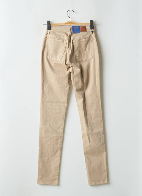 Pantalon slim bej TRUSSARDI JEANS femeie