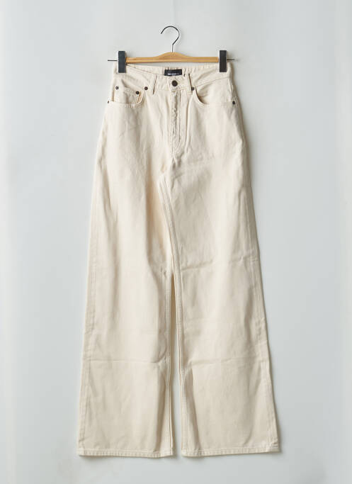 Blugi cu croială evazată bej THE KOOPLES femeie