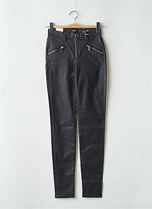 Pantalon slim talie înaltă talie înaltă negru GUESS femeie