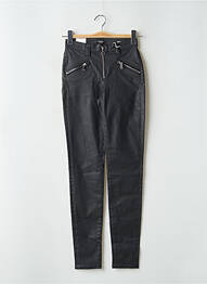 Pantalon slim talie înaltă talie înaltă negru GUESS femeie