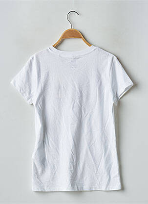 Tricou serigrafie flockată mâneci scurte alb LEVI'S femeie