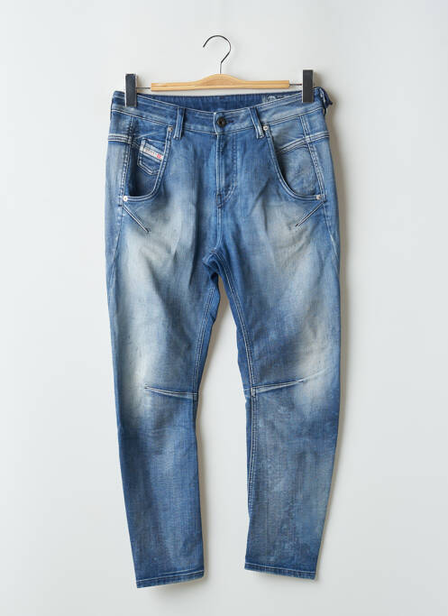 Blugi cu croială slim albastru DIESEL bărbat