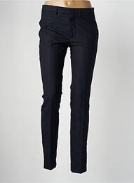 Pantalon drept închidere cu fermoar sub clapetă cu cârlig mărime normală albastru THE KOOPLES femme