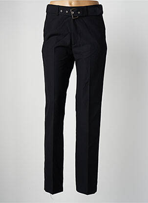 Pantalon drept închidere cu fermoar sub clapetă cu nasturi mărime normală negru THE KOOPLES femeie