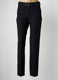 Pantalon drept închidere cu fermoar sub clapetă cu nasturi mărime normală negru THE KOOPLES femme