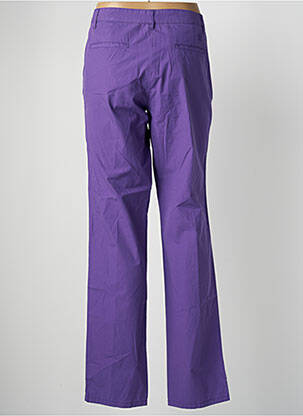 Pantalon chino închidere cu fermoar sub clapetă cu nasturi mărime normală violet THE KOOPLES femeie