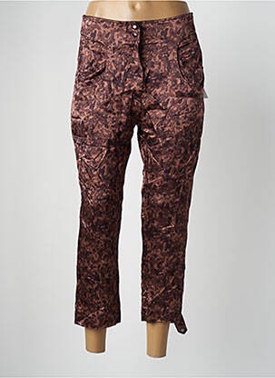 Pantalon trei sferturi maro THE KOOPLES (SPORT) femeie