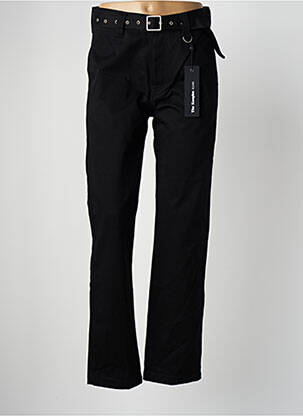 Pantalon drept închidere cu fermoar sub clapetă cu nasturi mărime normală negru THE KOOPLES femeie