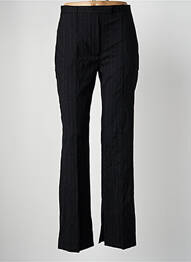 Pantalon drept închidere cu fermoar sub clapetă cu cârlig mărime normală negru THE KOOPLES femme